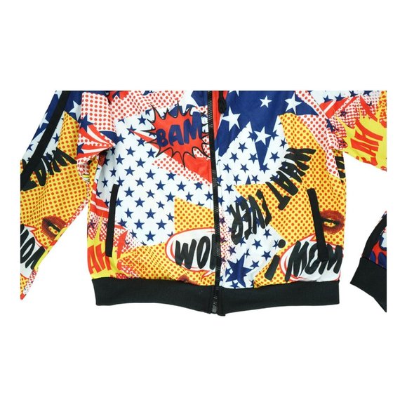 LOVE hoodie Large Comics‎ Graphics Colorful Girls Jacket Pockets - Picture 5 of 6